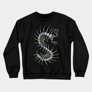 Mardi Gras Centipede Crewneck Sweatshirt